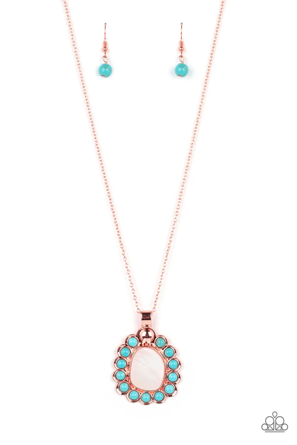 Paparazzi Sahara Sea - Copper Necklace