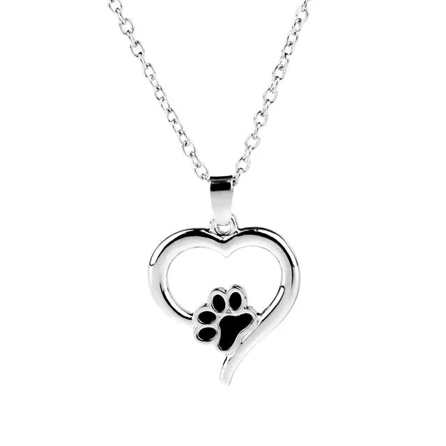 Paw  Necklace Cute Animal