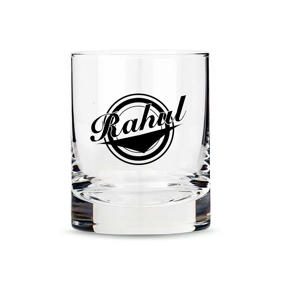 Personalized Whiskey Glass with Name - Gift for Husband Boyfriend - Retro