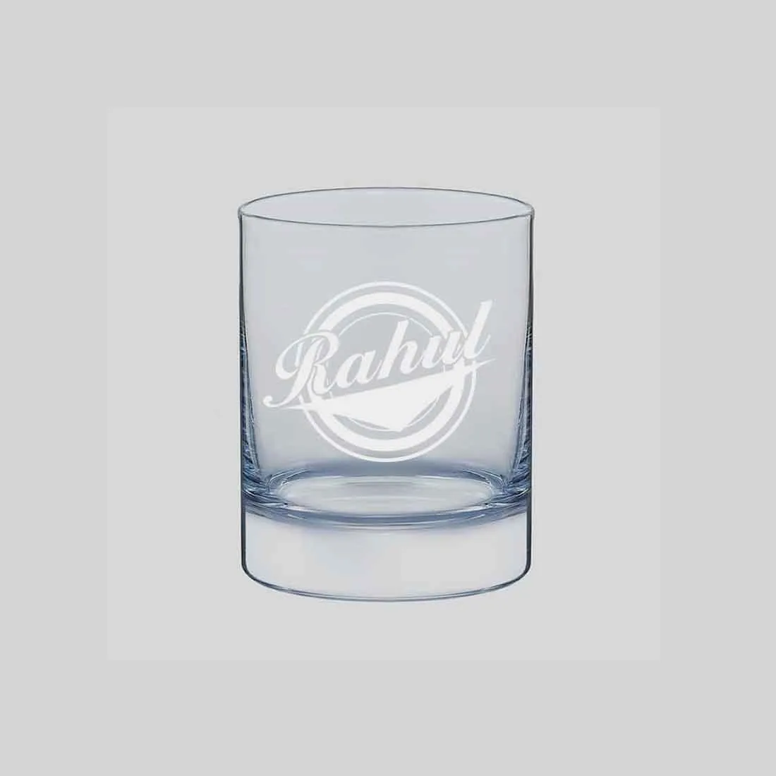 Personalized Whiskey Glass with Name - Gift for Husband Boyfriend - Retro