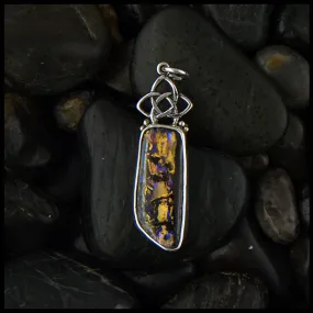 Queensland Boulder Opal Matrix Pendant