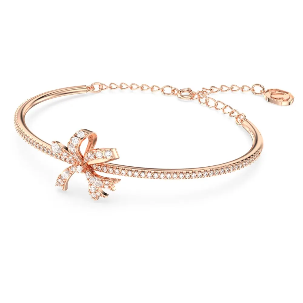 "Swarovski Volta Bow White Bangle "