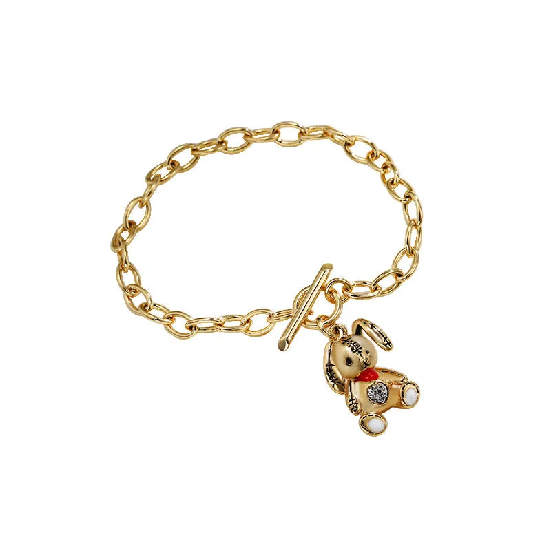 Rabbit Series Cute Long Ears Rabbit Bracelet Feminine Hand Accessories