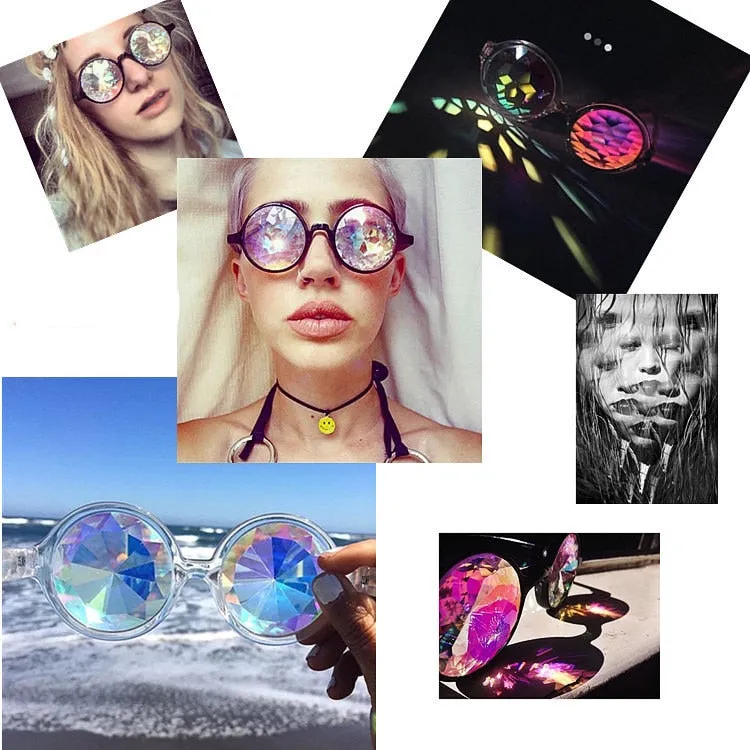 Rainbow Kaleidoscope Glasses