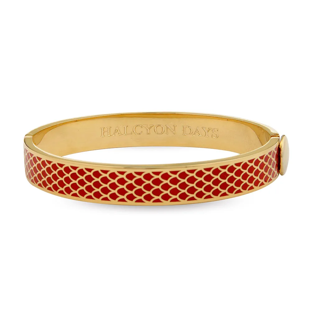 Red and Gold Salamander Bangle