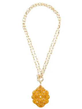 Regal Pendant Necklace - Honey