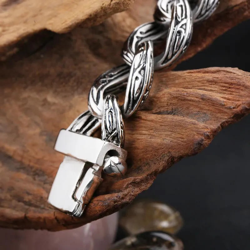 Retro Cross Design Titanium Steel Bracelet for Men - Fashion-Forward Jewelry Wholesale