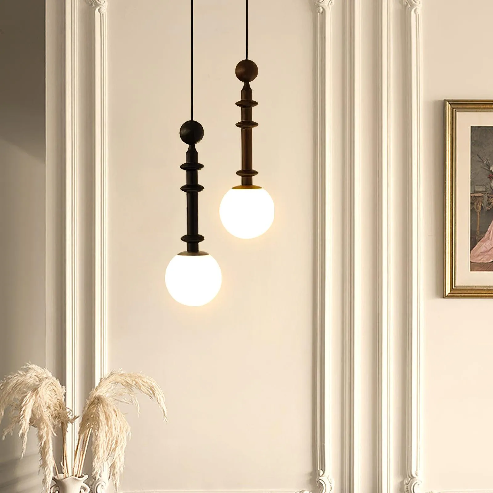 Roman Column Small Pendant Light