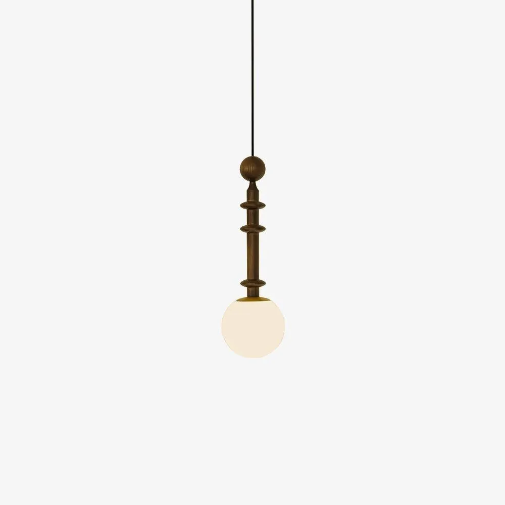 Roman Column Small Pendant Light