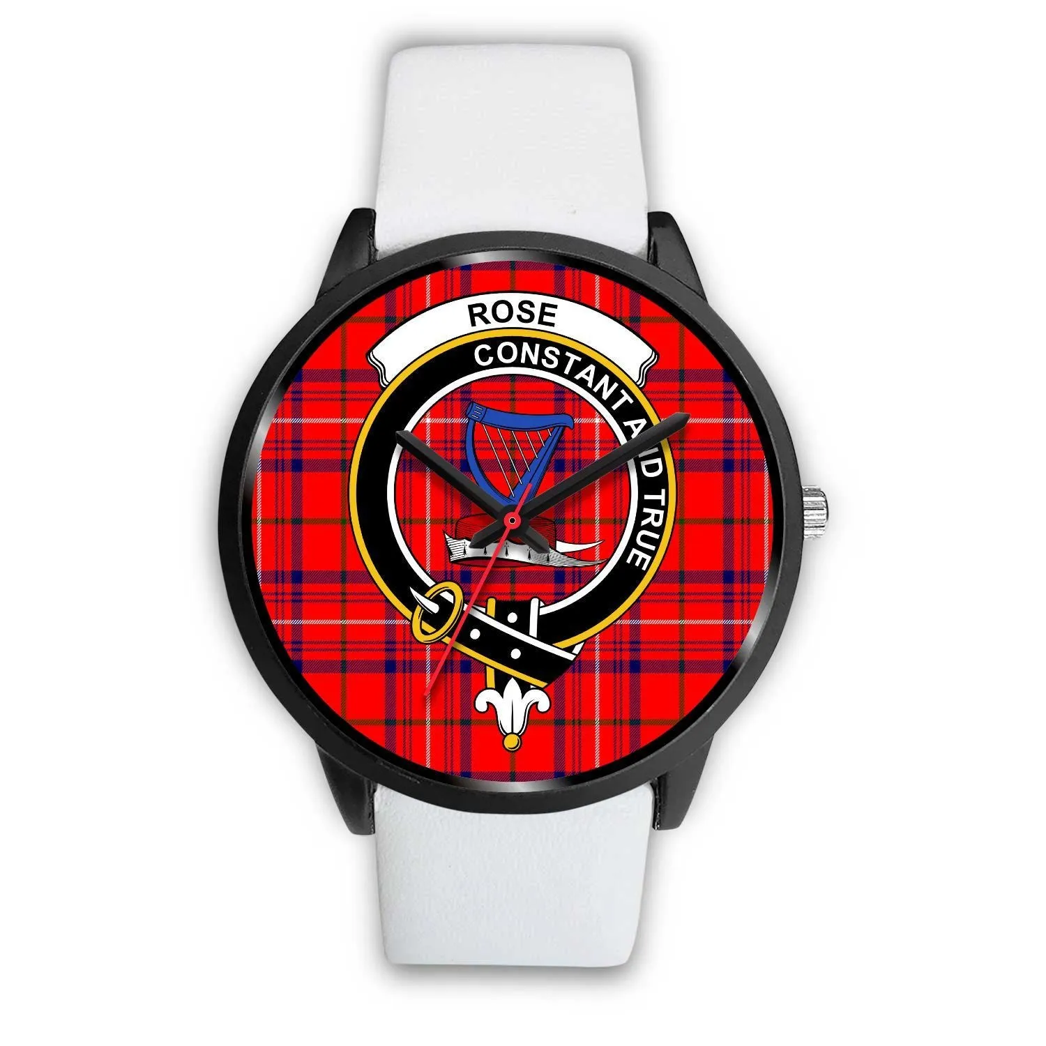 Rose Clan Badge Tartan Black Watch