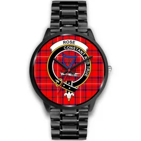 Rose Clan Badge Tartan Black Watch