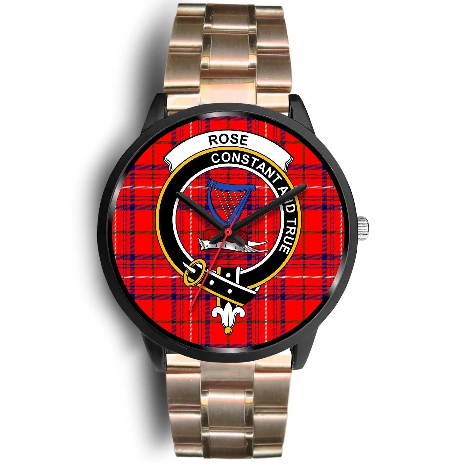 Rose Clan Badge Tartan Black Watch