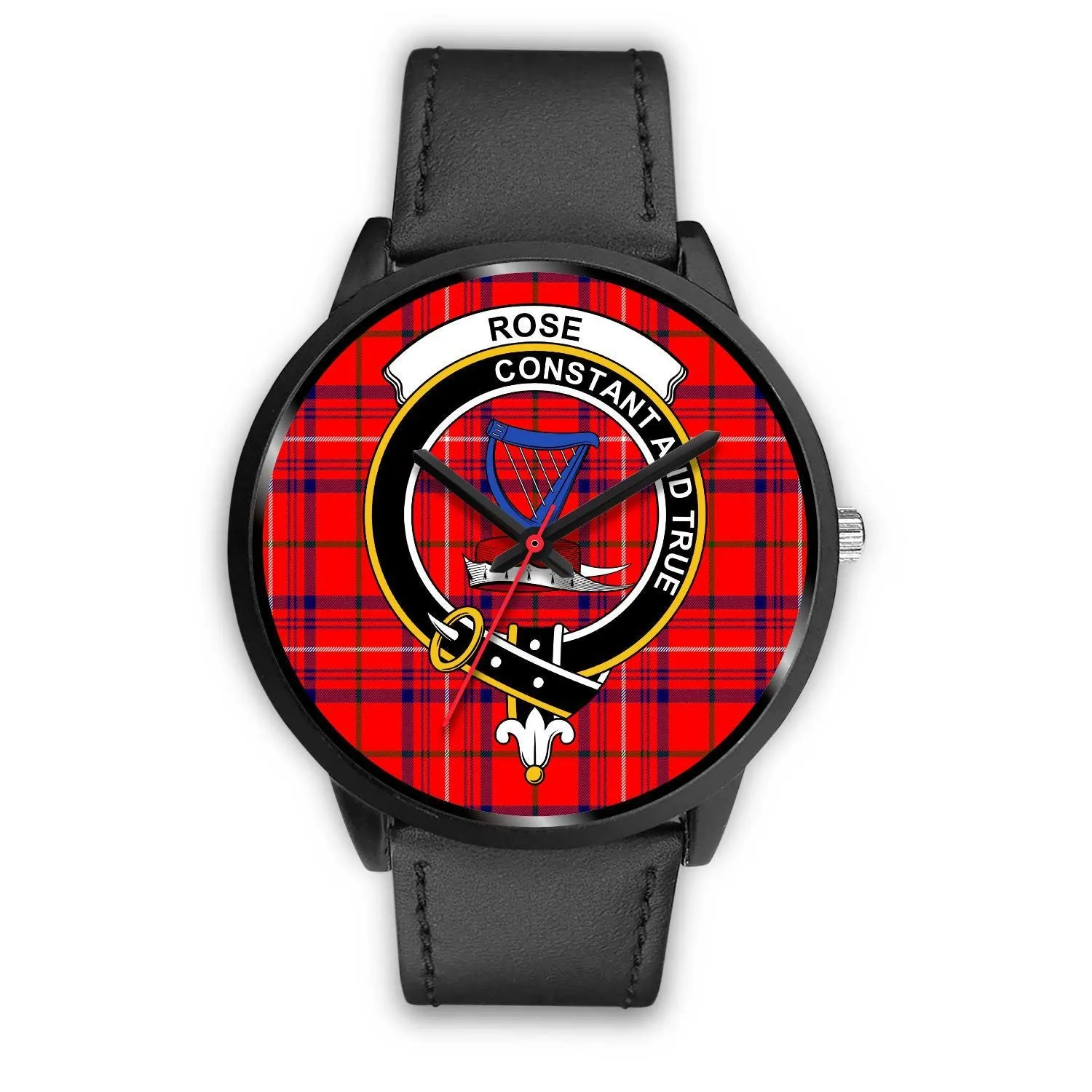 Rose Clan Badge Tartan Black Watch