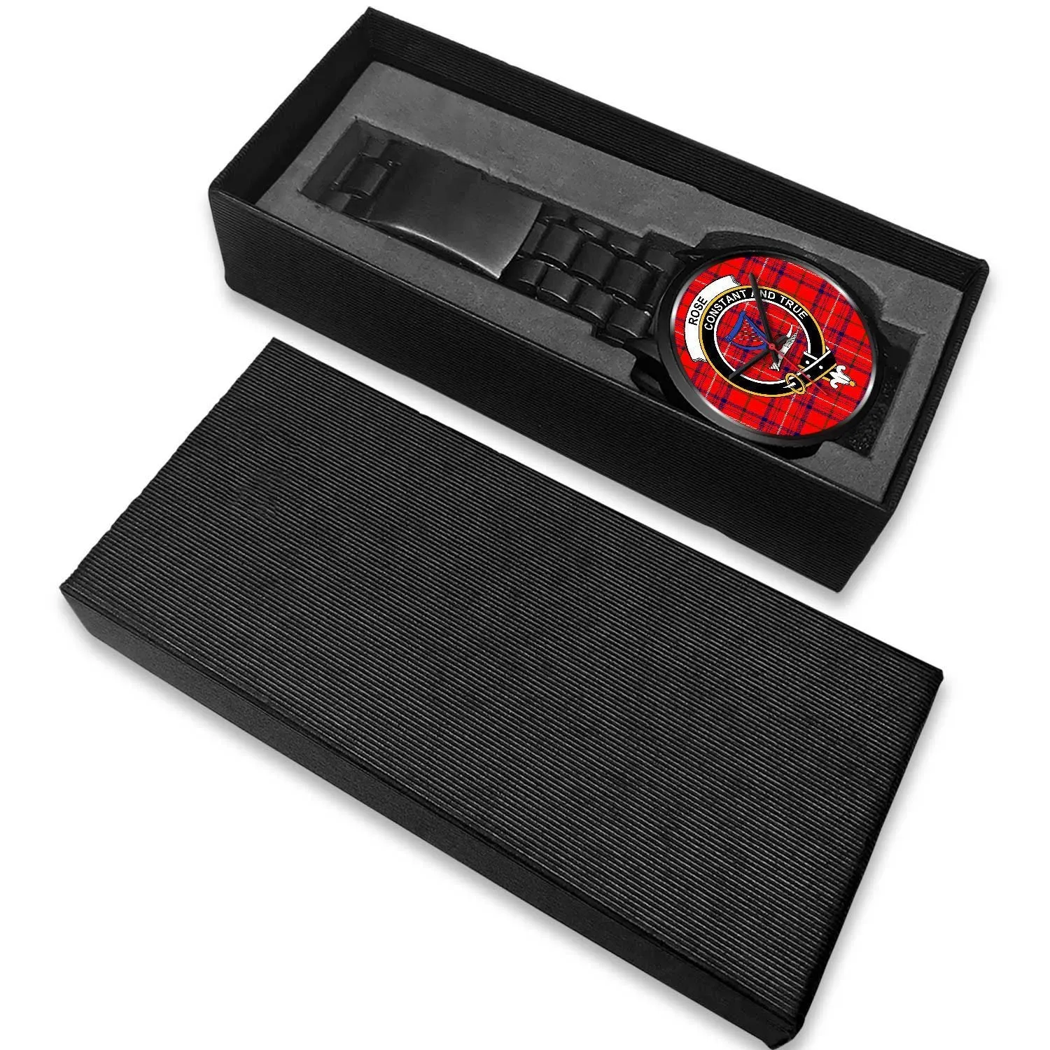 Rose Clan Badge Tartan Black Watch