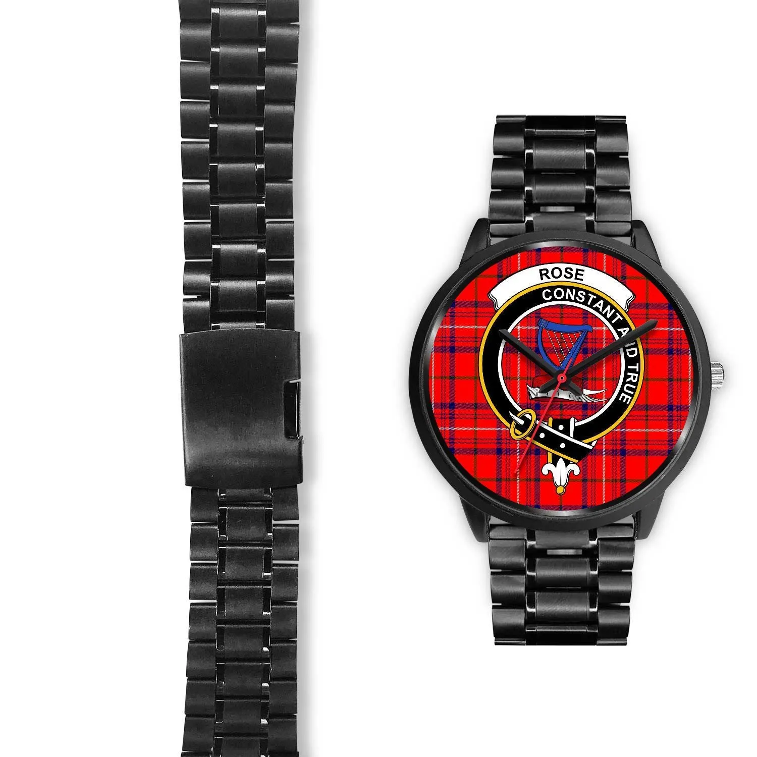 Rose Clan Badge Tartan Black Watch