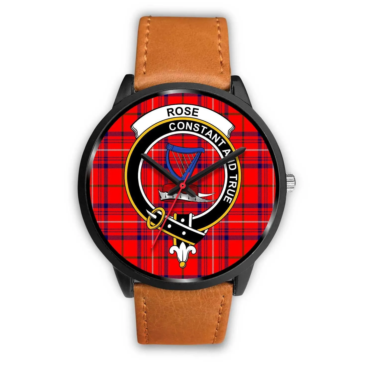 Rose Clan Badge Tartan Black Watch