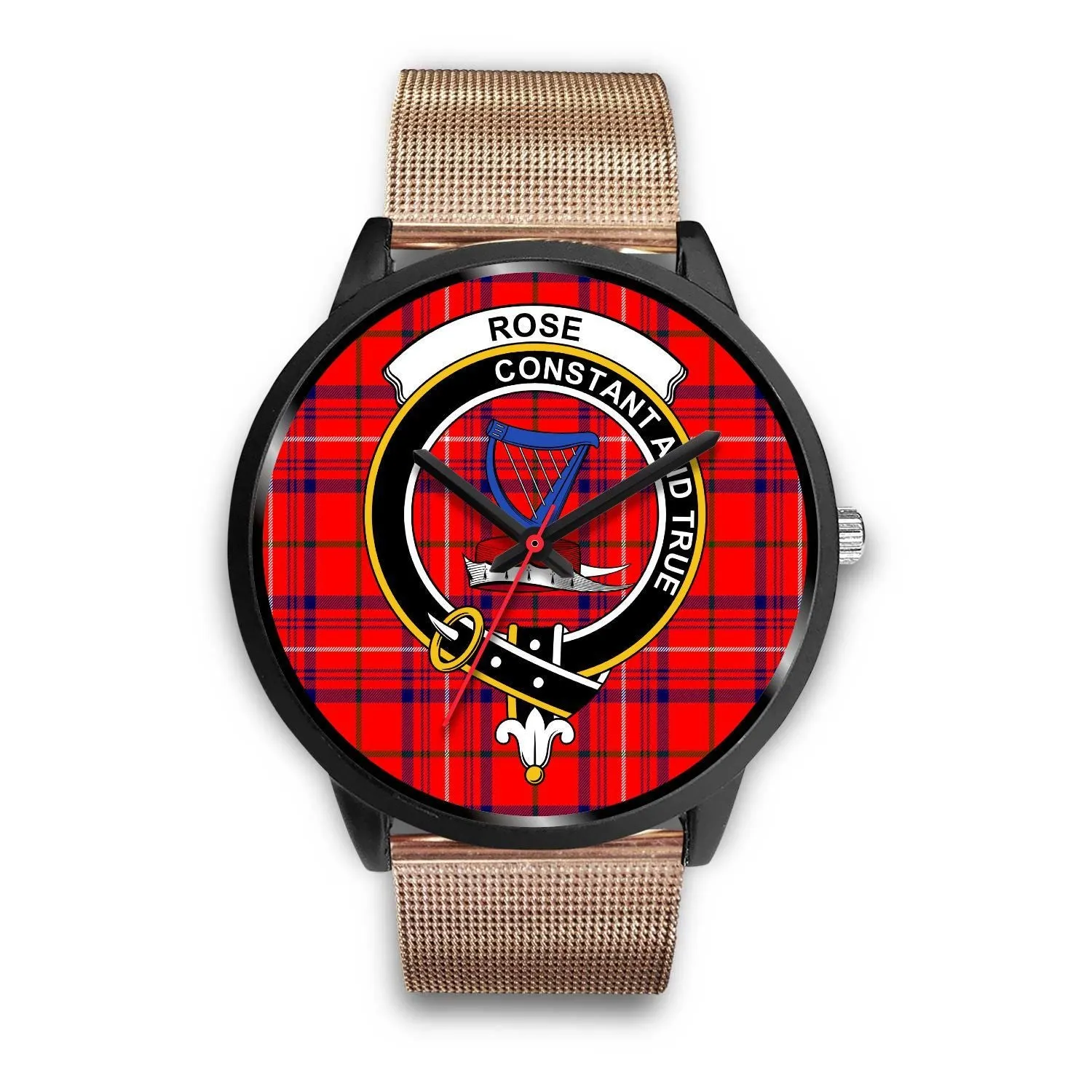 Rose Clan Badge Tartan Black Watch