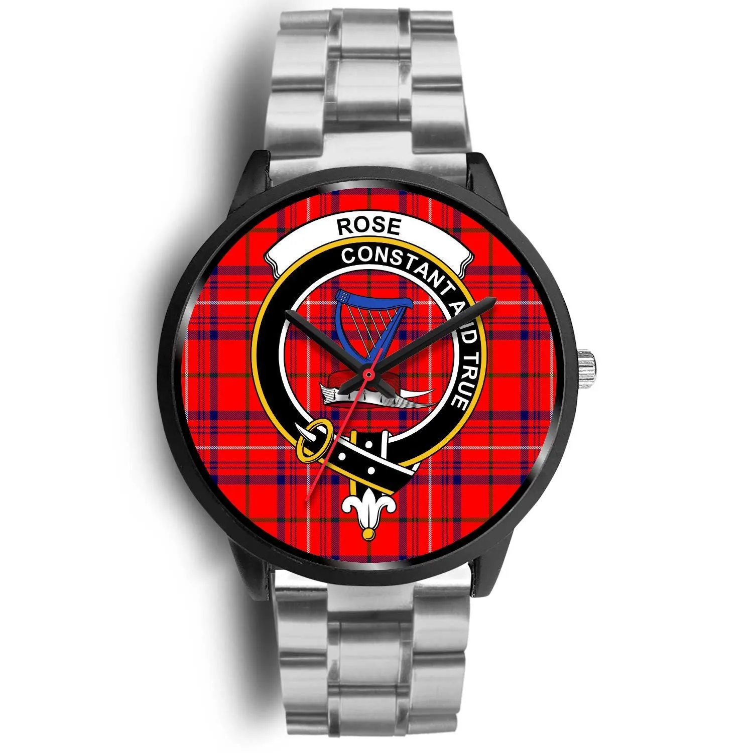 Rose Clan Badge Tartan Black Watch