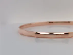 Rose Gold Patterned Bangle