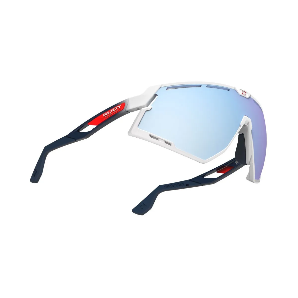 Rudy Project Defender Glasses Glossy White - White Multilaser Ice