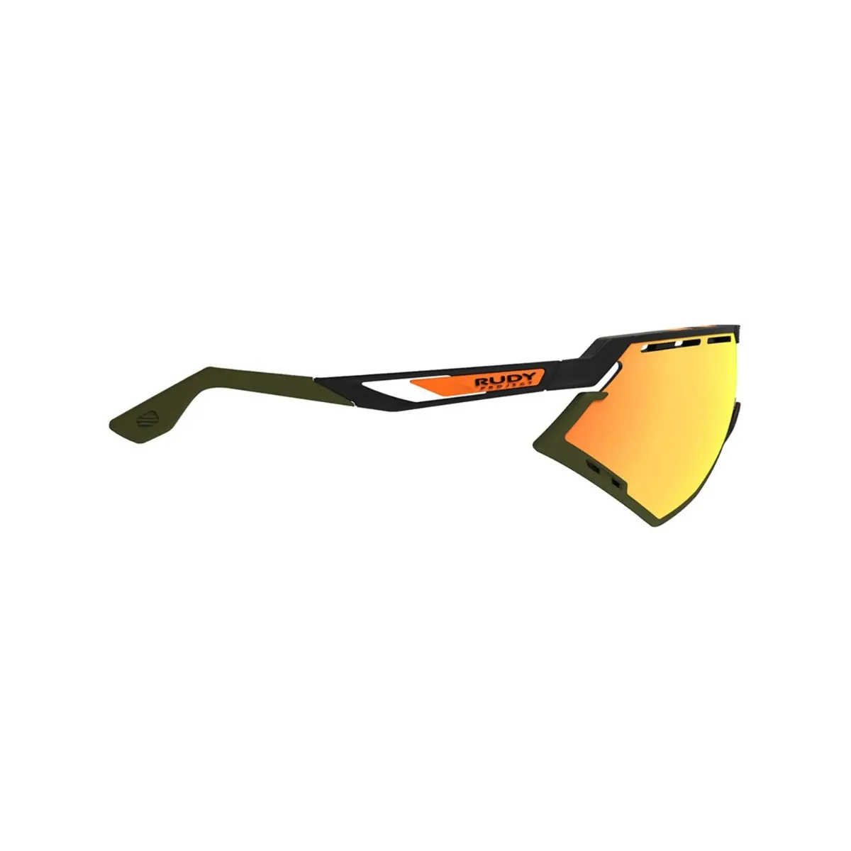 Rudy Project Defender Glasses Matte Black - Olive Multilaser Orange