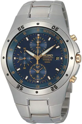 Seiko Chronograph 100m Titanium Men's Watch SND449P1