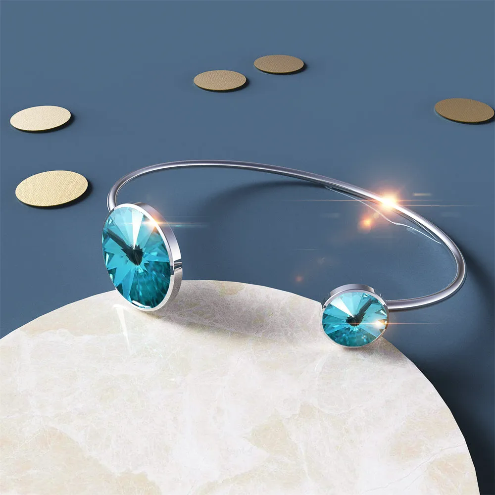 Serene Bangle Embellished With SWAROVSKI Crystals