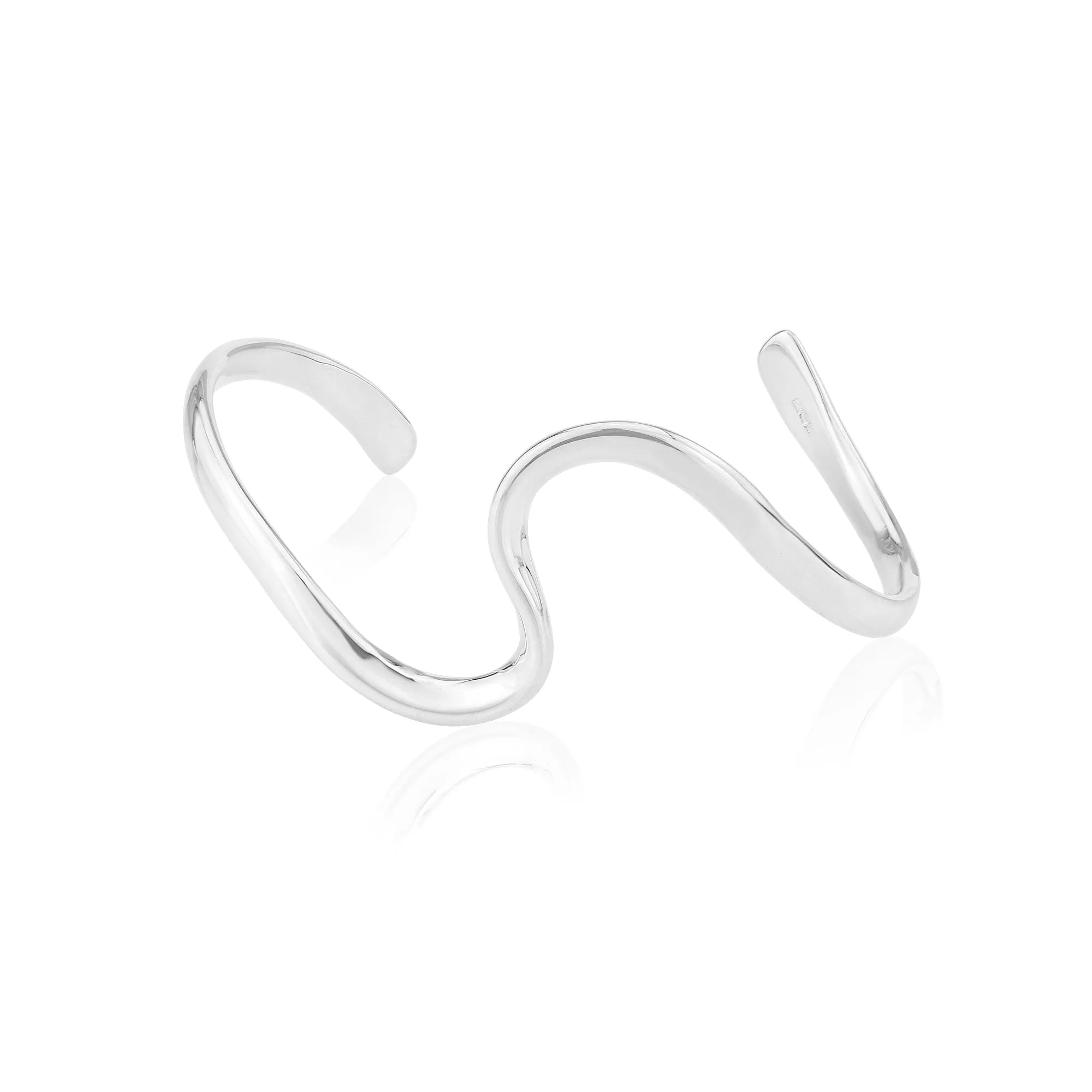 Serpentine Silver Cuff