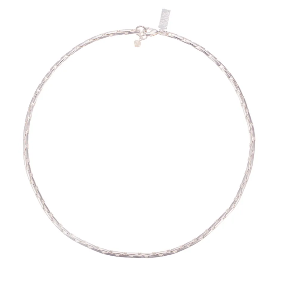 Silver London Choker Necklace