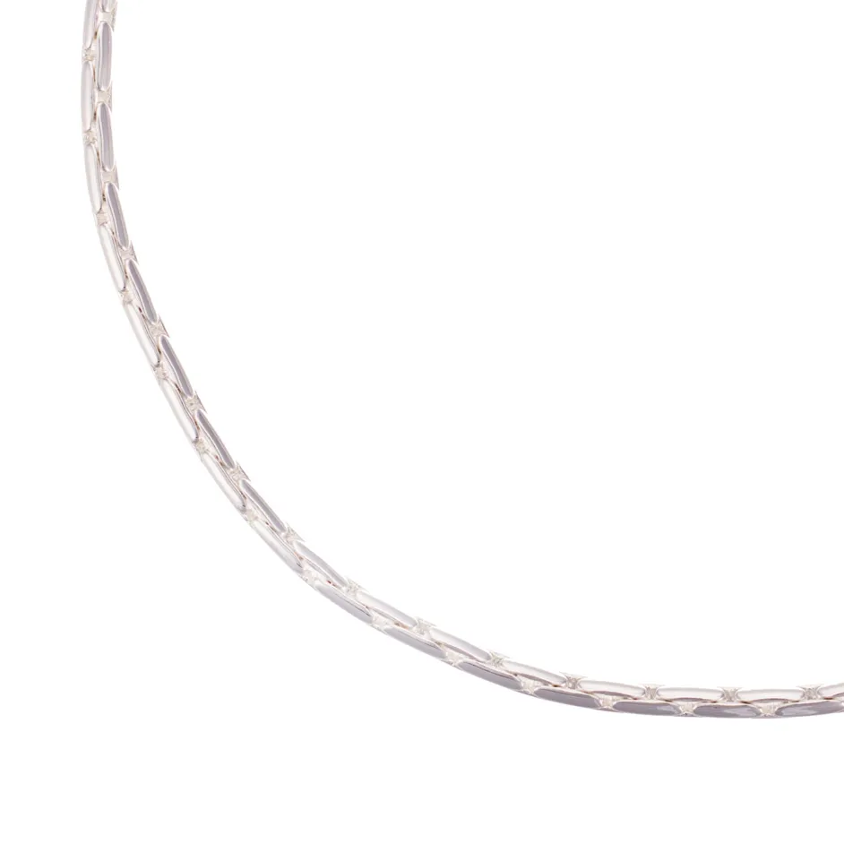 Silver London Choker Necklace