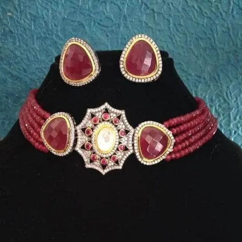 Simple Stone Kundan Choker