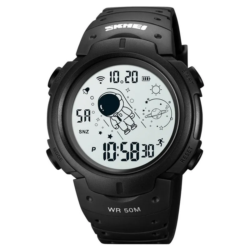 SKMEI 1820 Spacewalk 48mm Big Face Digital Watch for Men 50m Waterproof