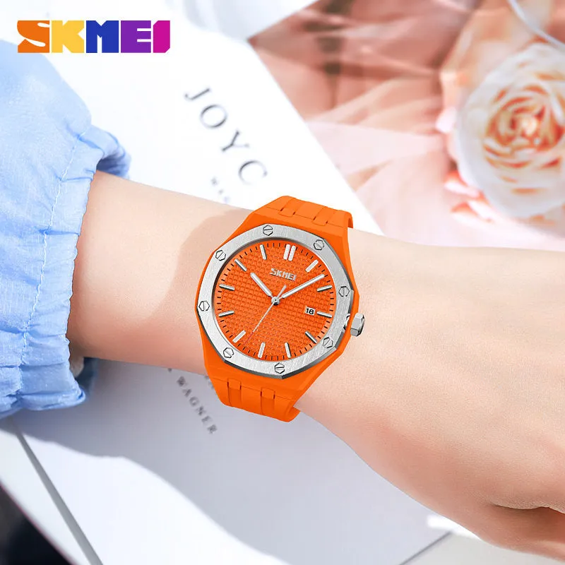 SKMEI 9299 Silicone Strap Casual Watch for Women