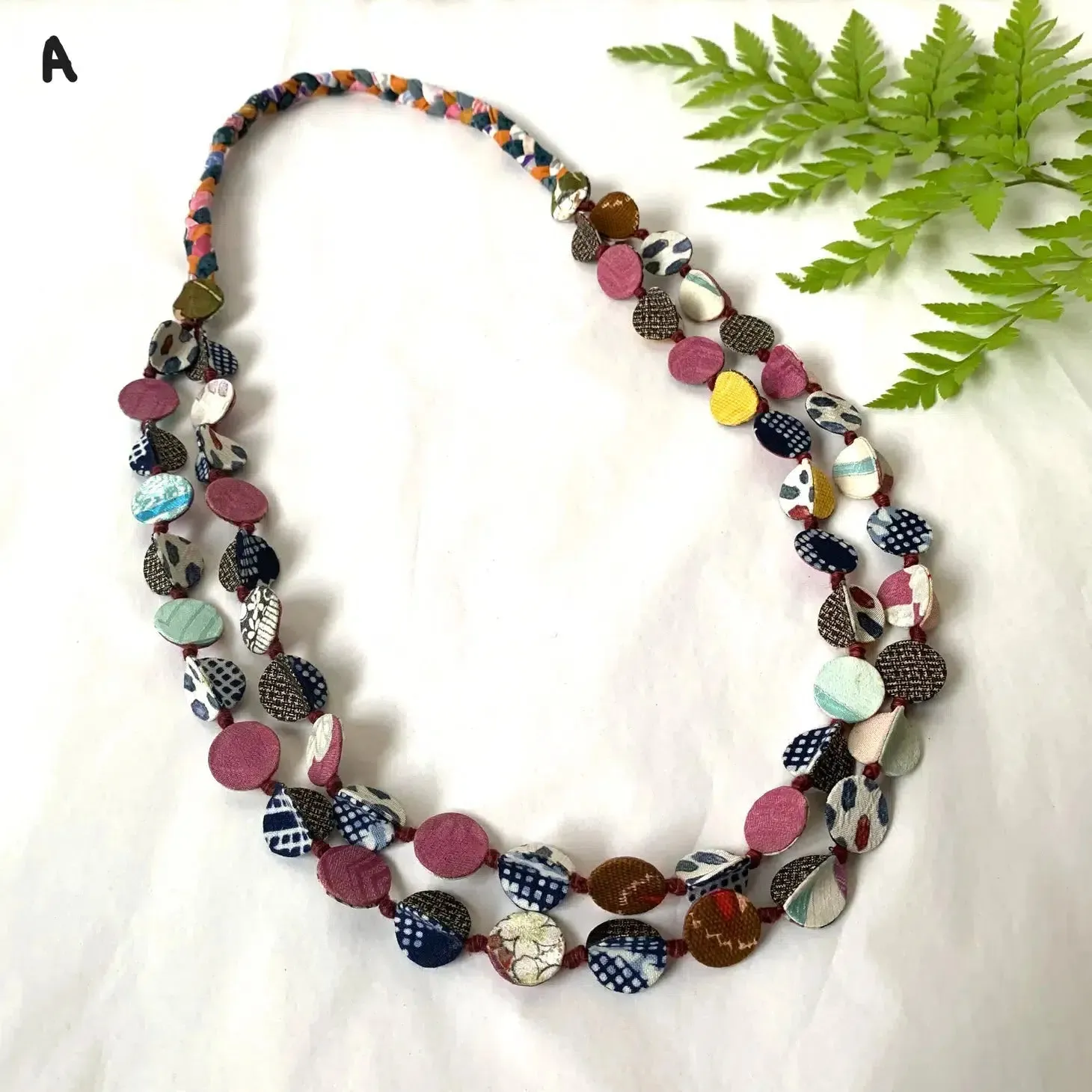 Sophie Silks Necklace: Double Strands Kimono