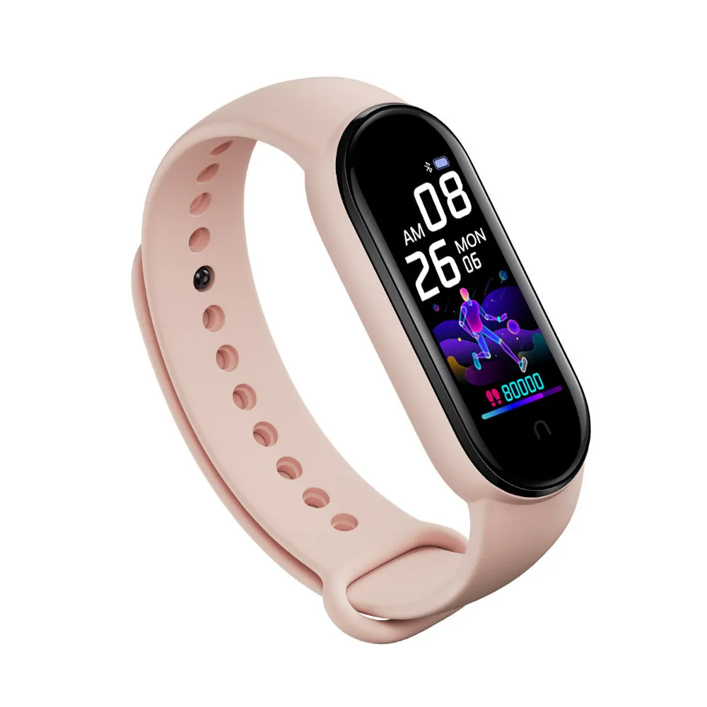 Sport Step Counting Heart Rate Blood Oxygen Health Monitoring Waterproof Bluetooth Electronic Bracelet