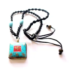 Square Buddha Eye Pendant