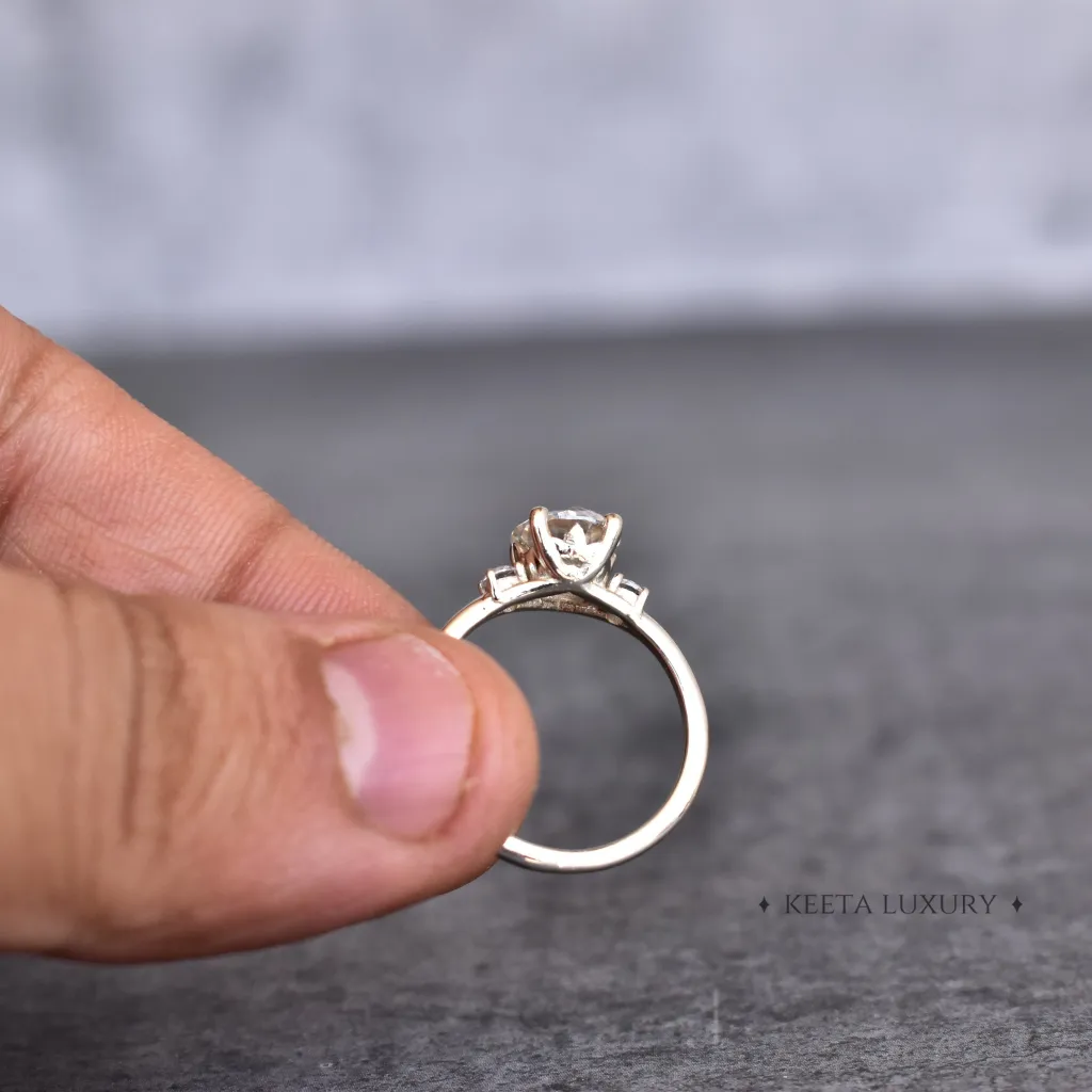 Stacker Delight - Moissanite Ring