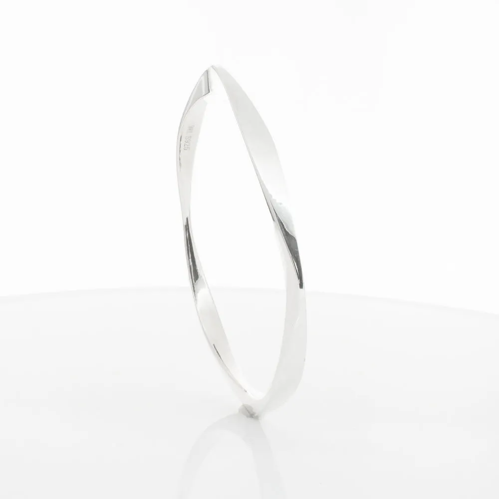 Sterling Silver Eos Bangle