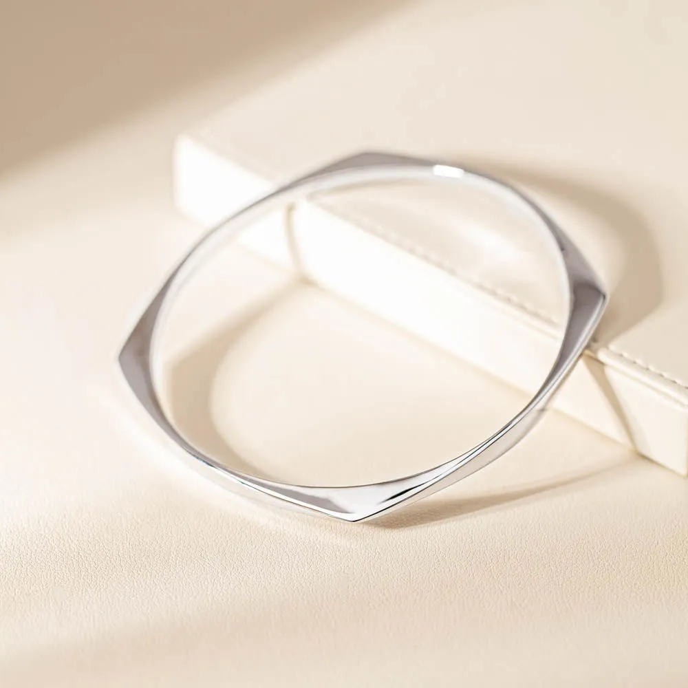 Sterling Silver Eos Bangle