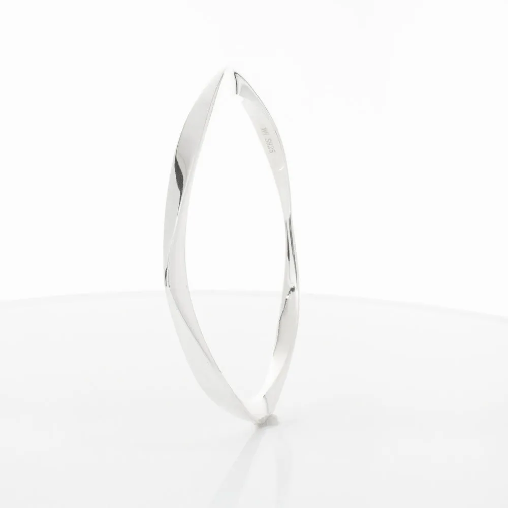 Sterling Silver Eos Bangle