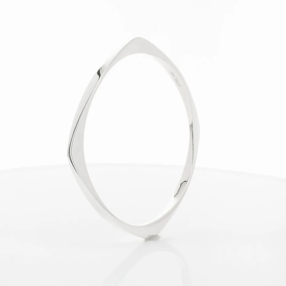 Sterling Silver Eos Bangle