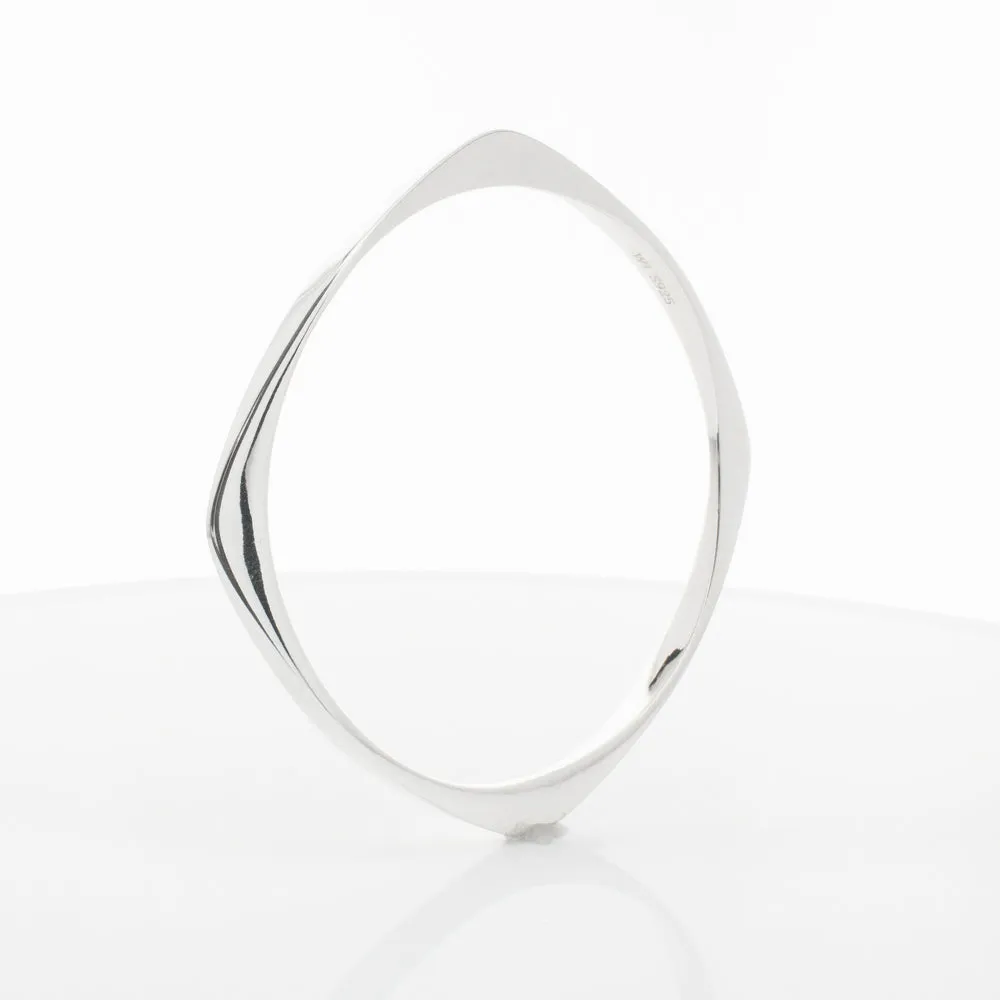 Sterling Silver Eos Bangle