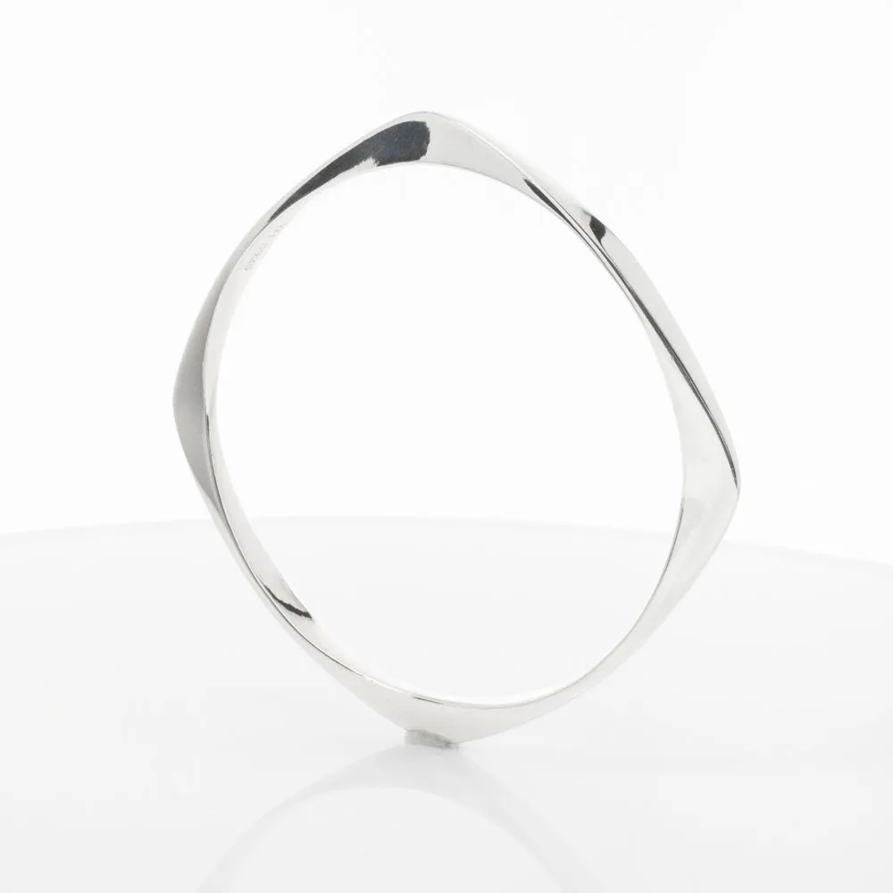 Sterling Silver Eos Bangle