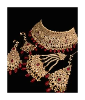 Stylbl Kundan Polki Bridal Set.