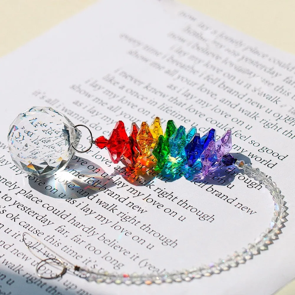 Sun Catcher Chandelier Crystal Ball Prisms Pendant