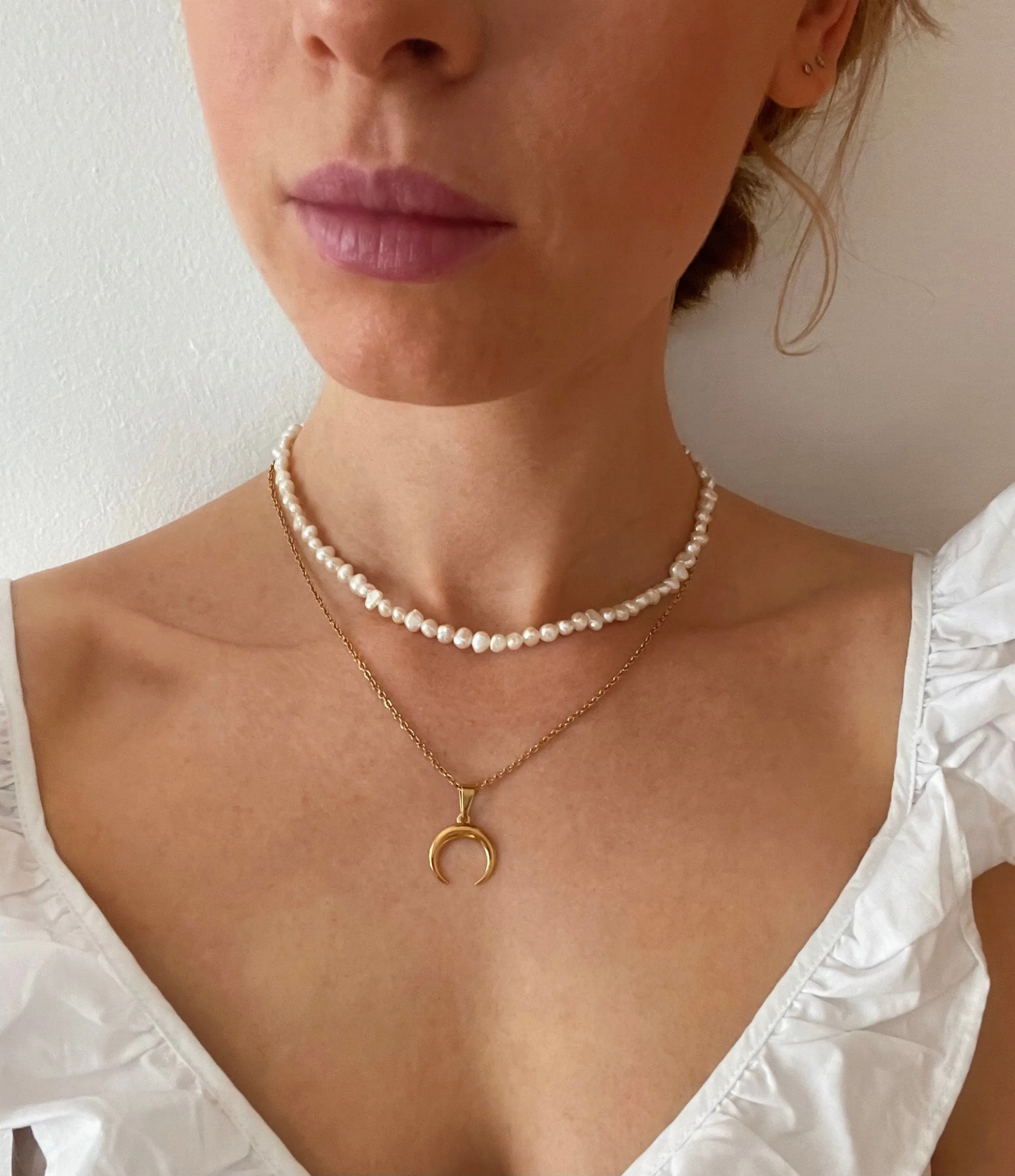 Süßwasserperlen Choker