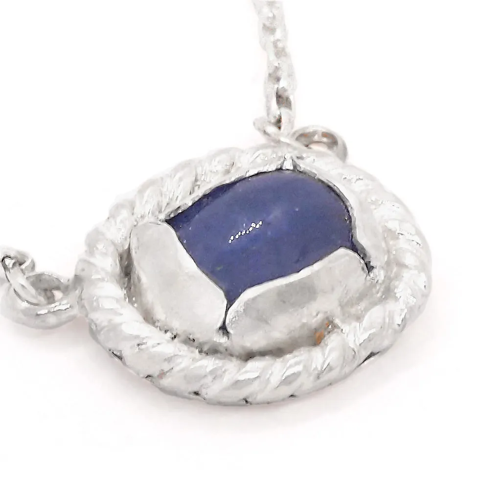 Tanzanite Cabochon  Necklace