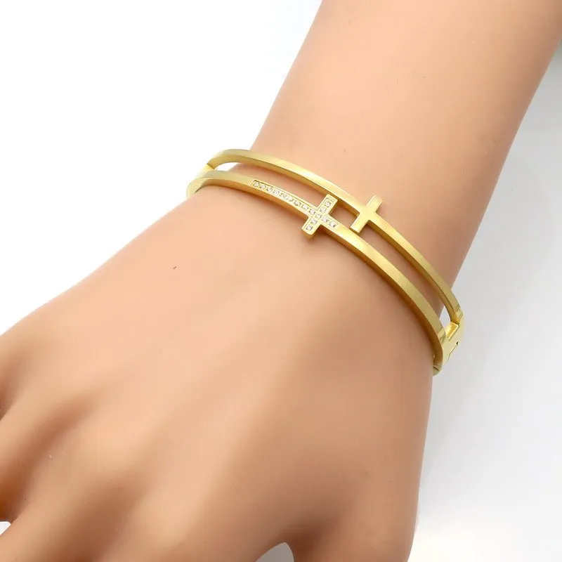 TESSA TITANIUM BANGLE BRACELET