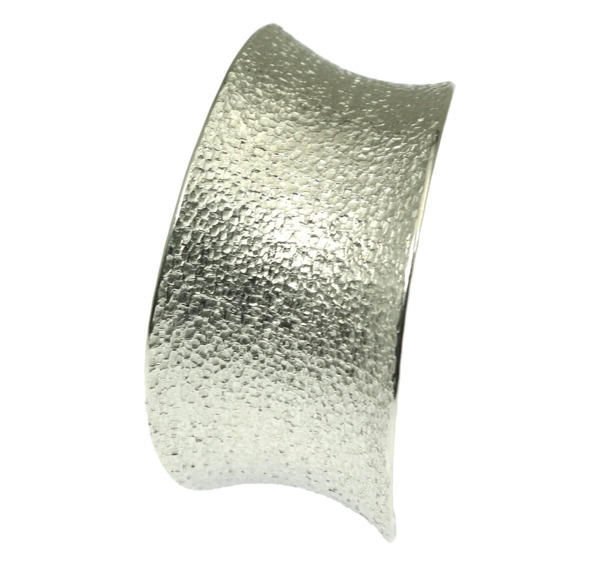 Texturized Aluminum Anticlastic Bangle