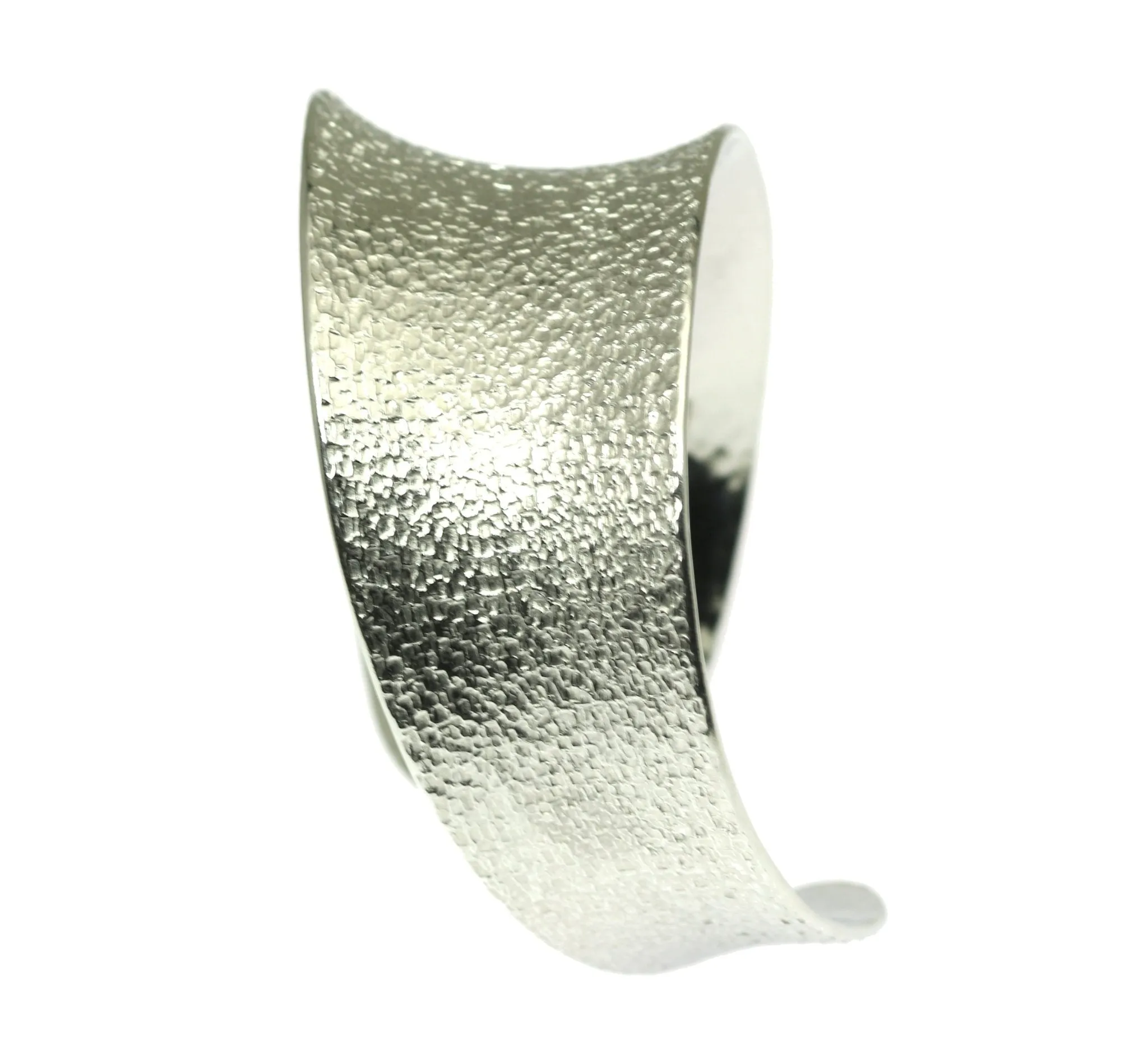 Texturized Aluminum Anticlastic Bangle